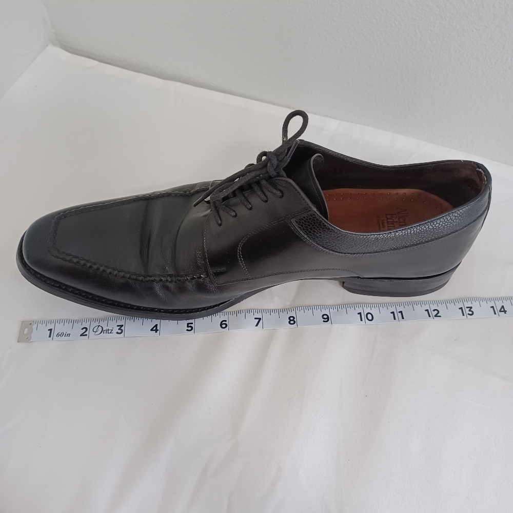 Allen Edmonds Black leather lace up dress mens shoes size 13 - Picture 5 of 13